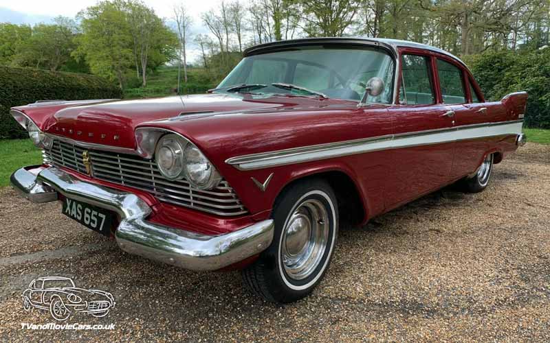 TV Film Movie Action Vehicle Scotland USA Cars Plymouth Belvedere 1957 Front OS 800px